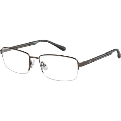 CAT Brille mit Sehstärke für Herren optional mit Sonnenbrillentönung oder Blaulichtfilter, Rechteckig, gefertigt aus Metall, Modell: CTO-3031-003 (inklusive Brillenetui) CAT Brille mit Sehstärke für Herren optional mit Sonnenbrillentönung oder Blaulichtfilter, Rechteckig, gefertigt aus Metall, Modell: CTO-3031-003 (inklusive Brillenetui)