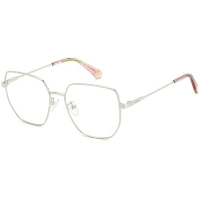 Polaroid Brille mit Sehstärke für Damen optional mit Sonnenbrillentönung oder Blaulichtfilter, Quadratisch, gefertigt aus Metall, Modell: PLD D508/G (inklusive Brillenetui) Polaroid Brille mit Sehstärke für Damen optional mit Sonnenbrillentönung oder Blaulichtfilter, Quadratisch, gefertigt aus Metall, Modell: PLD D508/G (inklusive Brillenetui)