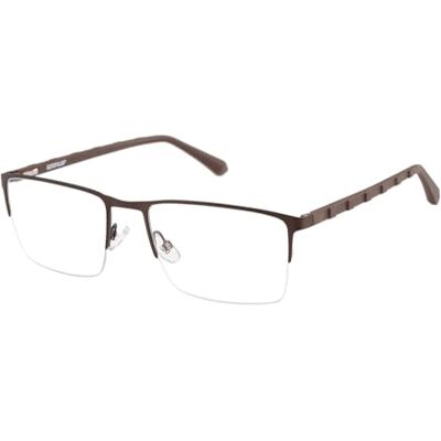 CAT Brille mit Sehstärke für Herren optional mit Sonnenbrillentönung oder Blaulichtfilter, Rechteckig, gefertigt aus Edelstahl, Modell: CTO-3063-003 (inklusive Brillenetui) CAT Brille mit Sehstärke für Herren optional mit Sonnenbrillentönung oder Blaulichtfilter, Rechteckig, gefertigt aus Edelstahl, Modell: CTO-3063-003 (inklusive Brillenetui)