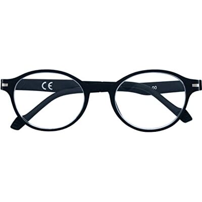 Zippo ® Soft Touch Super Flexible Lesebrille, hergestellt aus einem Weichlinienrahmen, ideal für Männer und Frauen, Diopter +2,00, schwarze Farbe Zippo ® Soft Touch Super Flexible Lesebrille, hergestellt aus einem Weichlinienrahmen, ideal für Männer und Frauen, Diopter +2,00, schwarze Farbe