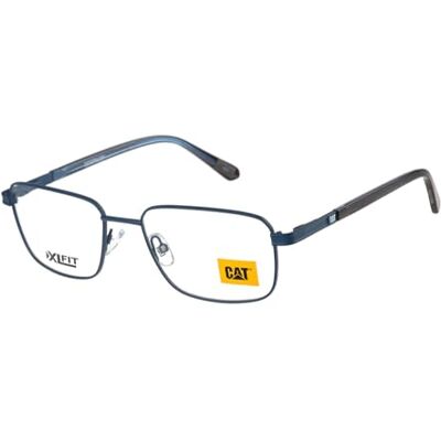CAT Brille mit Sehstärke für Herren optional mit Sonnenbrillentönung oder Blaulichtfilter, Quadratisch, gefertigt aus Metall, Modell: CTO-3057-006 (inklusive Brillenetui) CAT Brille mit Sehstärke für Herren optional mit Sonnenbrillentönung oder Blaulichtfilter, Quadratisch, gefertigt aus Metall, Modell: CTO-3057-006 (inklusive Brillenetui)