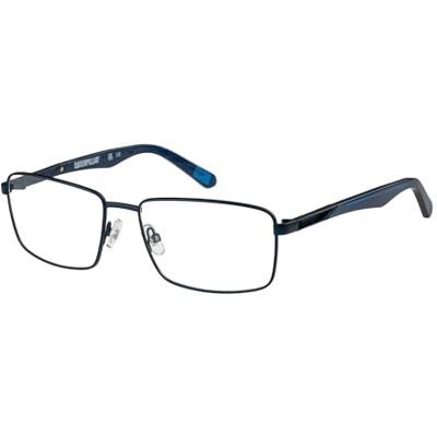 CAT Brille mit Sehstärke für Herren optional mit Sonnenbrillentönung oder Blaulichtfilter, Rechteckig, gefertigt aus Metall, Modell: CTO-3032-006 (inklusive Brillenetui) CAT Brille mit Sehstärke für Herren optional mit Sonnenbrillentönung oder Blaulichtfilter, Rechteckig, gefertigt aus Metall, Modell: CTO-3032-006 (inklusive Brillenetui)