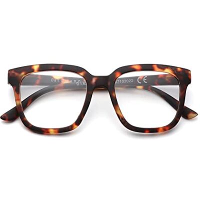 De Tomaso Damen 526 Lesebrille, Schildkröte, (+2,50) De Tomaso Damen 526 Lesebrille, Schildkröte, (+2,50)