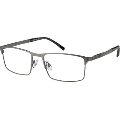 CAT Brille mit Sehstärke für Herren optional mit Sonnenbrillentönung oder Blaulichtfilter, Rechteckig, gefertigt aus Metall, Modell: CPO-3532-005 (inklusive Brillenetui) CAT Brille mit Sehstärke für Herren optional mit Sonnenbrillentönung oder Blaulichtfilter, Rechteckig, gefertigt aus Metall, Modell: CPO-3532-005 (inklusive Brillenetui)