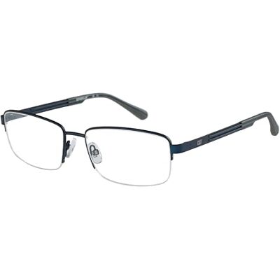 CAT Brille mit Sehstärke für Herren optional mit Sonnenbrillentönung oder Blaulichtfilter, Rechteckig, gefertigt aus Metall, Modell: CTO-3031-006 (inklusive Brillenetui) CAT Brille mit Sehstärke für Herren optional mit Sonnenbrillentönung oder Blaulichtfilter, Rechteckig, gefertigt aus Metall, Modell: CTO-3031-006 (inklusive Brillenetui)