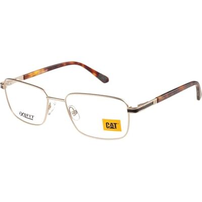 CAT Brille mit Sehstärke für Herren optional mit Sonnenbrillentönung oder Blaulichtfilter, Quadratisch, gefertigt aus Metall, Modell: CTO-3057-001 (inklusive Brillenetui) CAT Brille mit Sehstärke für Herren optional mit Sonnenbrillentönung oder Blaulichtfilter, Quadratisch, gefertigt aus Metall, Modell: CTO-3057-001 (inklusive Brillenetui)