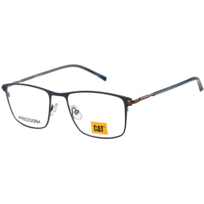 CAT Brille mit Sehstärke für Herren optional mit Sonnenbrillentönung oder Blaulichtfilter, Rechteckig, gefertigt aus Edelstahl, Modell: CPO-3546-006 (inklusive Brillenetui) CAT Brille mit Sehstärke für Herren optional mit Sonnenbrillentönung oder Blaulichtfilter, Rechteckig, gefertigt aus Edelstahl, Modell: CPO-3546-006 (inklusive Brillenetui)