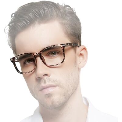 OCCI CHIARI Men's Blue Light Blocking Reading Glasses Lightweight Readers for Men Rectangle Computer Glasses Spring Hinge 1.0 1.25 1.5 1.75 2.0 2.25 2.5 2.75 3.0 3.5... OCCI CHIARI Men's Blue Light Blocking Reading Glasses Lightweight Readers for Men Rectangle Computer Glasses Spring Hinge 1.0 1.25 1.5 1.75 2.0 2.25 2.5 2.75 3.0 3.5...