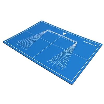Generic Blaues und weißes doppelseitiges Brillen-Testpad für Brillen mit weniger Durchmesser/Brillengestell, Messkissen, Qualität, Kunststoff, Testpad, doppelseitig, Brillenrahmenanpassung, Progressive Generic Blaues und weißes doppelseitiges Brillen-Testpad für Brillen mit weniger Durchmesser/Brillengestell, Messkissen, Qualität, Kunststoff, Testpad, doppelseitig, Brillenrahmenanpassung, Progressive