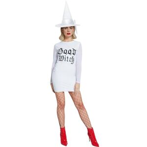 Smiffys Fever Gute-Hexe-Kostüm, weiß, mit Kleid Halloween Smiffys Fever Gute-Hexe-Kostüm, weiß, mit Kleid Halloween