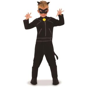 Rubie's Offizielles Kostüm Cat Noir, Miraculous Ladybug, mit Augenmaske, für Kinder, Superheld, Kindergröße M, 5-6 Jahre Rubie's Offizielles Kostüm Cat Noir, Miraculous Ladybug, mit Augenmaske, für Kinder, Superheld, Kindergröße M, 5-6 Jahre
