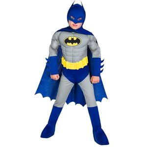 Amscan Batman Lizenzkostüm für Kinder Blau - Kostüm Amscan Batman Lizenzkostüm für Kinder Blau - Kostüm