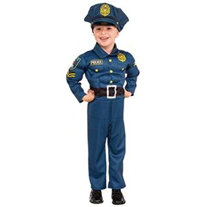 Rubie's Rubies Deluxe-Polizistenkostüm für Kinder, Größe S Rubie's Rubies Deluxe-Polizistenkostüm für Kinder, Größe S
