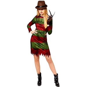 amscan Erwachsenenkostüm Freddy Krüger, Kleid, Hut, Handschuh, Serienmörder, Killer, Halloween amscan Erwachsenenkostüm Freddy Krüger, Kleid, Hut, Handschuh, Serienmörder, Killer, Halloween