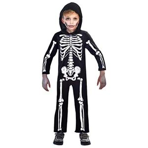 amscan (PKT) (9907090) Child Boys Skeleton Costume (8-10yr) amscan (PKT) (9907090) Child Boys Skeleton Costume (8-10yr)