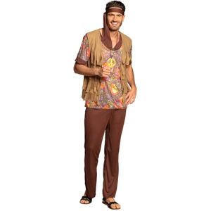 Boland Kostüm Hippie Men für Erwachsene, Kostümset für Karneval, Faschingskostüme Männer, Flower Power Verkleidung Boland Kostüm Hippie Men für Erwachsene, Kostümset für Karneval, Faschingskostüme Männer, Flower Power Verkleidung