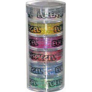 Eulenspiegel 999158 Polyesterglitzer Glamour-Edition, 6 x 6 g, Streuglitzer, Karneval, Halloween, Mottoparty Eulenspiegel 999158 Polyesterglitzer Glamour-Edition, 6 x 6 g, Streuglitzer, Karneval, Halloween, Mottoparty
