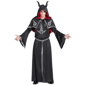 Boland Kostüm Schwarzer Dämon für Erwachsene, Faschingskostüm Teufel, Kostümset für Halloween, Karneval und Mottoparty Boland Kostüm Schwarzer Dämon für Erwachsene, Faschingskostüm Teufel, Kostümset für Halloween, Karneval und Mottoparty