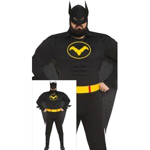 FIESTAS GUIRCA Dark Superhero Superhelden Kostüm Erwachsene – Superhelden Anzug mit Schwarzem Umhang u. Maske – Kindheitshelden Kostüm Herren Größe S 46-48 FIESTAS GUIRCA Dark Superhero Superhelden Kostüm Erwachsene – Superhelden Anzug mit Schwarzem Umhang u. Maske – Kindheitshelden Kostüm Herren Größe S 46-48