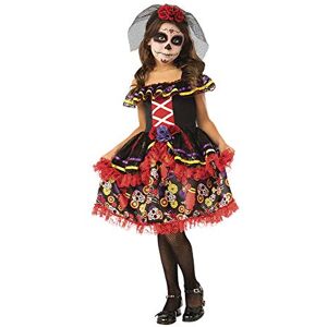 Rubie's Unisex-Kinder Disfraz Deluxe Catrinita De Luxe Inf Kostüm, Schwarz, M Rubie's Unisex-Kinder Disfraz Deluxe Catrinita De Luxe Inf Kostüm, Schwarz, M