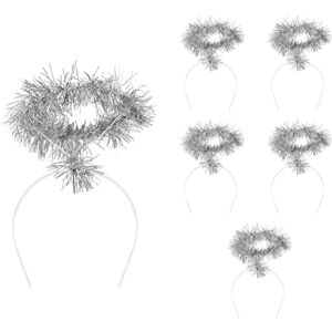 Boland Haarreif Heiligenschein für Erwachsene, 6 Stück, Gold oder Silber, Kostümzubehör für Karneval und Weihnachten Boland Haarreif Heiligenschein für Erwachsene, 6 Stück, Gold oder Silber, Kostümzubehör für Karneval und Weihnachten