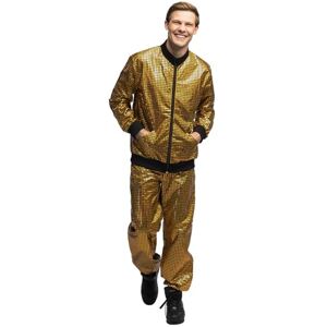 Boland Kostüm Trainingsanzug, Kostümset mit Jacke und Hose, Jogginganzug im Disco Style für Karneval oder Mottoparty, 80er Jahre Outfit Boland Kostüm Trainingsanzug, Kostümset mit Jacke und Hose, Jogginganzug im Disco Style für Karneval oder Mottoparty, 80er Jahre Outfit