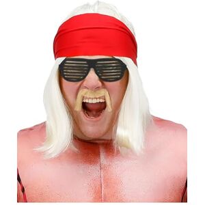 Smiffys 80110 Blond Perücke, Bandana, Schnurrbart & Brille - Kostüm Zubehör Smiffys 80110 Blond Perücke, Bandana, Schnurrbart & Brille - Kostüm Zubehör