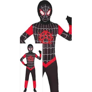 FIESTAS GUIRCA Spinnen Held Faschings Kostüm Kinder Jungen – Rot Schwarzes Superheld Kostüm mit Maske und Overall – Karneval Kinder Kostüm Jungen 10-12 Jahre FIESTAS GUIRCA Spinnen Held Faschings Kostüm Kinder Jungen – Rot Schwarzes Superheld Kostüm mit Maske und Overall – Karneval Kinder Kostüm Jungen 10-12 Jahre