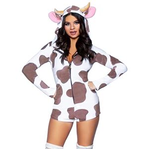 LEG AVENUE Velvet Brown Cow Damen Kostüm, XS (Braun weiß) LEG AVENUE Velvet Brown Cow Damen Kostüm, XS (Braun weiß)