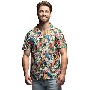 Boland Hawaii Hemd Tropical für Herren, Kurzarm Shirt, Oberteil für Karneval, Mottoparty und JGA Boland Hawaii Hemd Tropical für Herren, Kurzarm Shirt, Oberteil für Karneval, Mottoparty und JGA