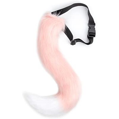 DRESHOW Fuchspelzschwanz Cosplay Kostüm Party Super riesiger flauschiger Schwanz für Damen DRESHOW Fuchspelzschwanz Cosplay Kostüm Party Super riesiger flauschiger Schwanz für Damen