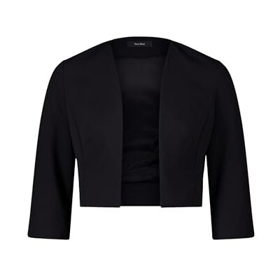 Vera Mont Damen Blazer-Jacke ohne Verschluss 40, Schwarz Vera Mont Damen Blazer-Jacke ohne Verschluss 40, Schwarz