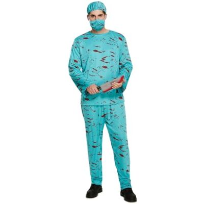 Henbrandt BLUTIG CHIRURG ARZT HERREN MASKENKOSTÜM Henbrandt BLUTIG CHIRURG ARZT HERREN MASKENKOSTÜM