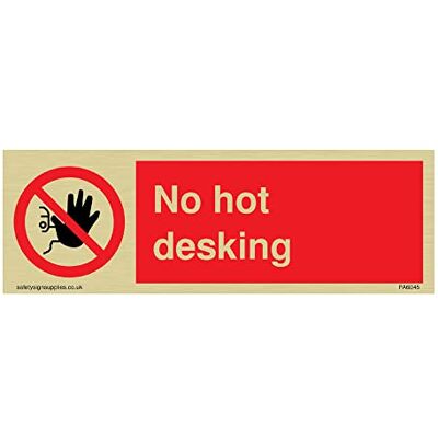 Viking Schild mit Aufschrift „No Hot“ Viking Schild mit Aufschrift „No Hot“