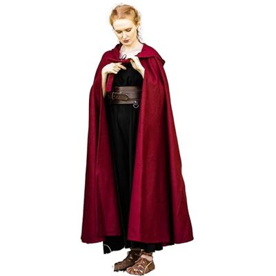 Leonardo Carbone ® Unisex Mittelalter Wollumhang mit Langer Kapuze Hervir Mittelalter Kleidung Damen & Herren, Cape Männer, Hobbit Kostüm, LARP-Kleidung, Wikinger, Cosplay, Halloween Leonardo Carbone ® Unisex Mittelalter Wollumhang mit Langer Kapuze Hervir Mittelalter Kleidung Damen & Herren, Cape Männer, Hobbit Kostüm, LARP-Kleidung, Wikinger, Cosplay, Halloween