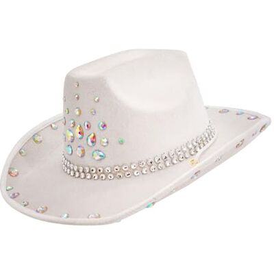 W WIDMANN MILANO Party Fashion Cowboy Hut mit Strasssteinen W WIDMANN MILANO Party Fashion Cowboy Hut mit Strasssteinen