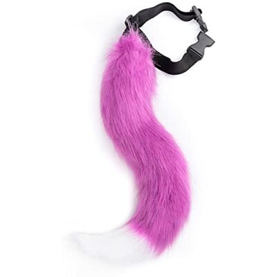 DRESHOW Fuchspelzschwanz Cosplay Kostüm Party Super riesiger flauschiger Schwanz für Damen DRESHOW Fuchspelzschwanz Cosplay Kostüm Party Super riesiger flauschiger Schwanz für Damen