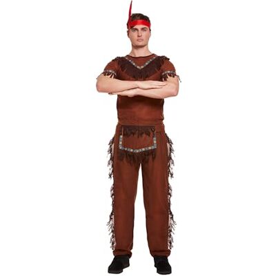 Henbrandt Indianerhäuptling-Kostüm für Erwachsene/Herren Henbrandt Indianerhäuptling-Kostüm für Erwachsene/Herren