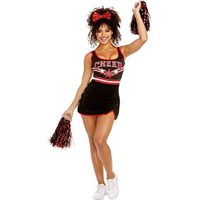 Dreamgirl Damen Cheer Team USA, schwarz, Small Dreamgirl Damen Cheer Team USA, schwarz, Small