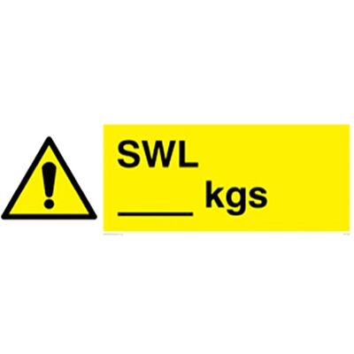 Viking Schild mit Aufschrift"Safe Working Loads (Kgs) Viking Schild mit Aufschrift"Safe Working Loads (Kgs)