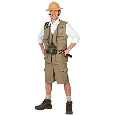 ESPA Herren Safari Kostüm - Weste & Shorts - Polyester ESPA Herren Safari Kostüm - Weste & Shorts - Polyester