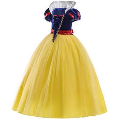 Elsa Prinzessin Kleid Mädchen – Eiskönigin – Prinzessinnenkostüm – Mädchen Kleid für Partys, Geburtstage, Fasching, Karneval und Halloween – Prinzessin Kostüm SNWYEL04 Elsa Prinzessin Kleid Mädchen – Eiskönigin – Prinzessinnenkostüm – Mädchen Kleid für Partys, Geburtstage, Fasching, Karneval und Halloween – Prinzessin Kostüm SNWYEL04
