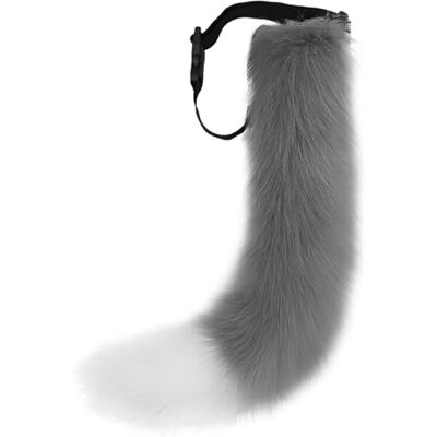 DRESHOW Fuchspelzschwanz Cosplay Kostüm Party Super riesiger flauschiger Schwanz für Damen DRESHOW Fuchspelzschwanz Cosplay Kostüm Party Super riesiger flauschiger Schwanz für Damen