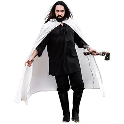 Leonardo Carbone ® Unisex Mittelalter Umhang Gunnar Mittelalter Kleidung Damen & Herren, Cape Männer, Hobbit Kostüm, LARP, Wikinger, Cosplay, Halloween, Karneval 100% Baumwolle Leonardo Carbone ® Unisex Mittelalter Umhang Gunnar Mittelalter Kleidung Damen & Herren, Cape Männer, Hobbit Kostüm, LARP, Wikinger, Cosplay, Halloween, Karneval 100% Baumwolle