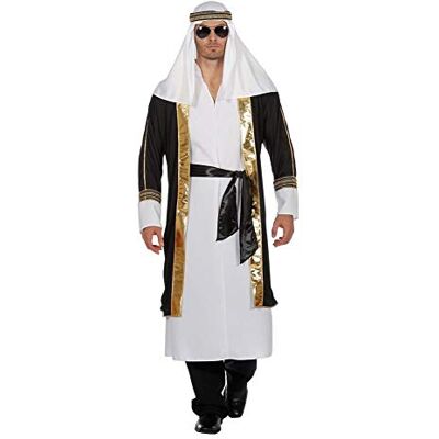 shoperama Arabischer Scheich Herren-Kostüm Araber Orient Sultan Ölscheich Öl-Prinz shoperama Arabischer Scheich Herren-Kostüm Araber Orient Sultan Ölscheich Öl-Prinz