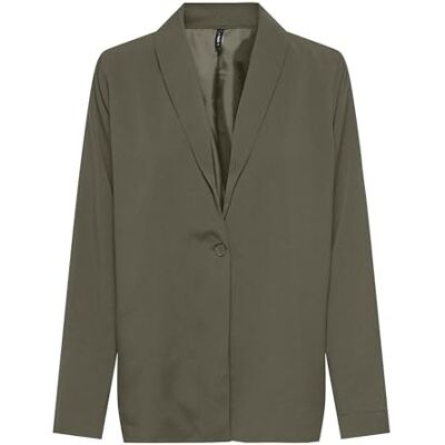 ONLY Damen Onlnova Life Vis L/S Pimo Solid Blazer, Kalamata, 36 ONLY Damen Onlnova Life Vis L/S Pimo Solid Blazer, Kalamata, 36