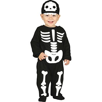 Fiestas Guirca - Kostüm Baby Skelett 2-3 Jahre Fiestas Guirca - Kostüm Baby Skelett 2-3 Jahre