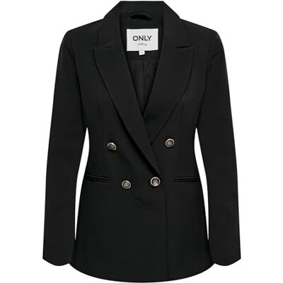 ONLY Damen Onlastrid Life L/S Fit Blazer TLR Noos Schwarz 38 ONLY Damen Onlastrid Life L/S Fit Blazer TLR Noos Schwarz 38