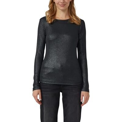 S. Oliver RIPP-Shirt mit Glitzer-Effekt S. Oliver RIPP-Shirt mit Glitzer-Effekt
