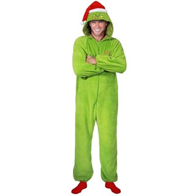 Chaks Grinch Overall Erwachsene, Weihnachtsoutfit für Alltag Chaks Grinch Overall Erwachsene, Weihnachtsoutfit für Alltag